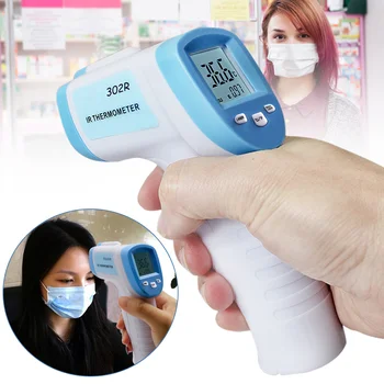 

Handheld Infrared Thermometer Temperature Meter LCD Non-contact Forehead 32-42.9 C Measuring New J2Y
