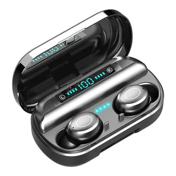 

Wireless Touch Digital Display Mini Sports Headphones Bilateral Stereo Power Display Call Function Voice Control