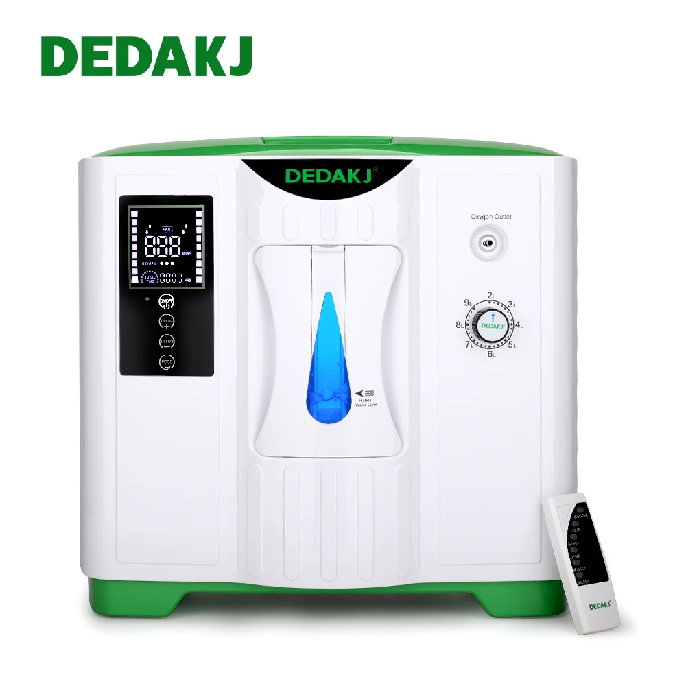 

2L-9L English version DE-2A O2 making machine 110v 220v with 3pc filiter O2 Generator DDT-2A