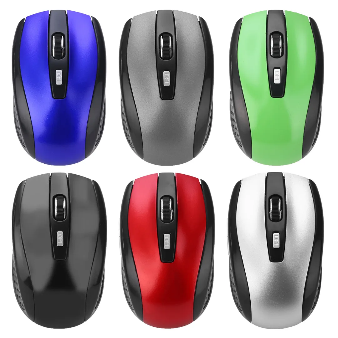 6 Key Gaming Mouse 2.4GHz Cordless Mice Optical Wireless Mouse USB Receiver PC Computer Wireless For Laptop