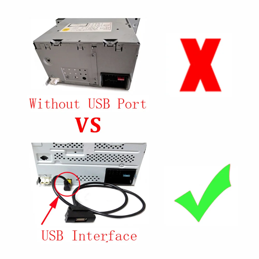 USB кабель RCD510 RNS315 для Skoda Octavia автомобильный радиоприемник адаптер жгут проводов