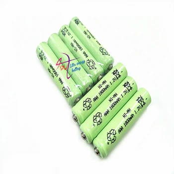 

4-20PCS 10450 1.2V 1800MAH Rechargeable Battery 1800mAh Real Capacity NiMh AAA Batteries Set with 1000 Cycle for LED Flashlight