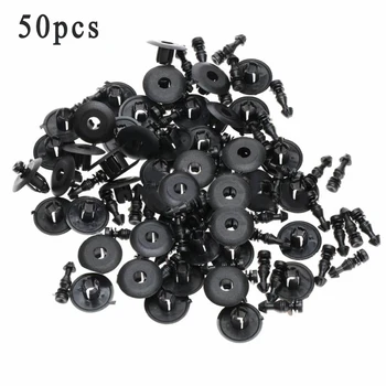 

50pcs/set Black Car Door Trim Panel Clip Push Type Retainer High Quality For Chrysler 300M 2005-2020 Car Door Trim Panel Clips