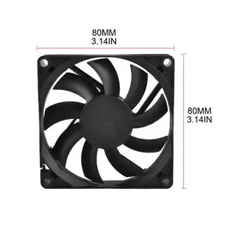 

12V/24V Low/Medium/High/Ultra-high Speed Cooling Fan Quiet Brushless Cooler Fan for PC Laptop Computer CPU Accessories
