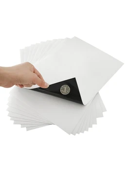 

5pcs black and white rubber Magnetic Sheet board 0.5mm For Spellbinder Dies/Craft Strong Thin And Flexible 297x210mm