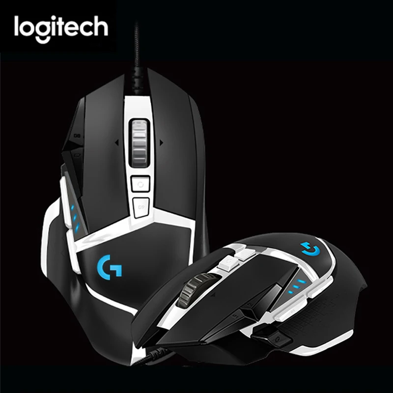 Logitech-g502 se heroゲーミングマウス,高性能,有線,11個のプログラム可能なボタン,特別版,rgb