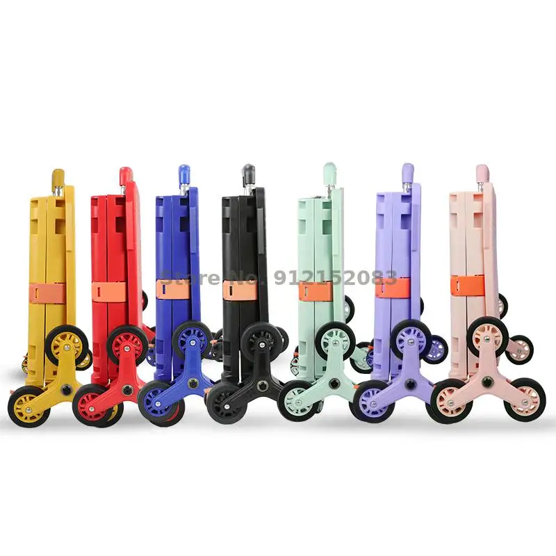 Folding Shopping Cart To Buy Food, Small Cart, Basket, Trolley, Hand