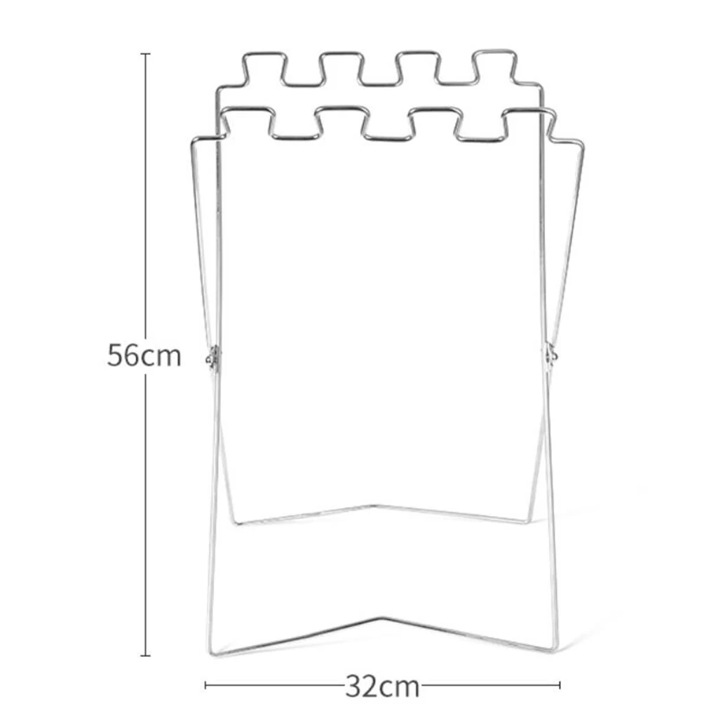 Foldable Trash Bag Holder Stand Portable Waste Sorting Bin Rack | Спорт и развлечения