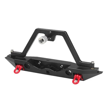 

For TRX-4 Crawler 1/10 RC Car Rear Bumper Bull Bar With Light Tire Holder Spare Swing Arm