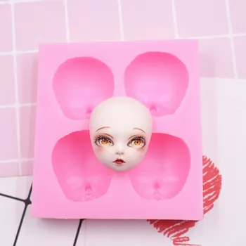 

Baby Face Silicone Mold Doll Face Mold DIY Fondant Cake Decorating Tools