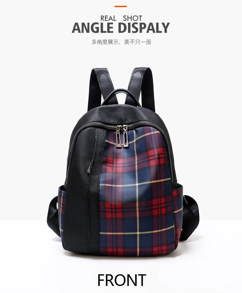 High Capacity Women Backpack Waterproof Oxford Women Backpack School Bag Zipper For Teenagers Girls Multifunctional New Backpack
