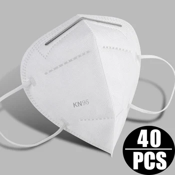 

40pcs Washable White Face Cover filter Pm2.5 Anti-dust Reusable Adjustable Mouth Face Covers Sunscreen Mouth-cover Dropshipping