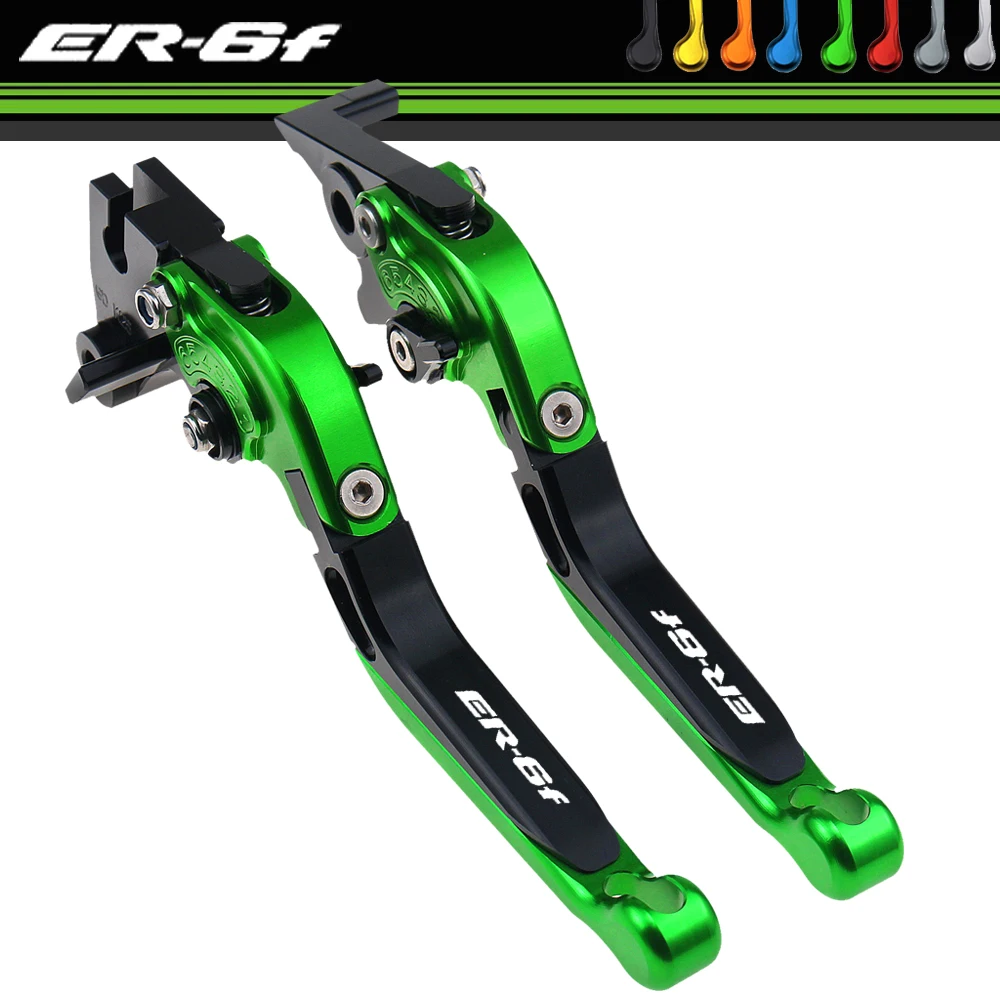 Выдвижные складные рычаги тормозной муфты для мотоциклов Kawasaki ER-6F ER6F 2009-2016 ER6 F 2015