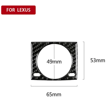 

5pcs Cover Trims Sticker Black Air Vent Decoration For Lexus IS250 IS350