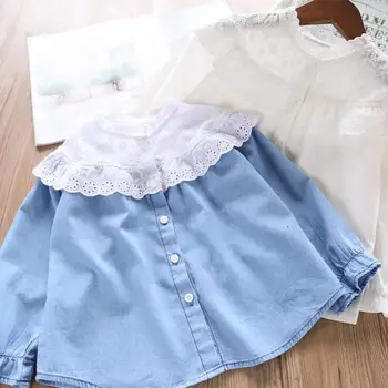 

2020 new arrival baby girls shirt fashion spring summer kids girls blouse 2-8t