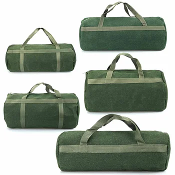 

Canvas Zipper Tool Bag Portable Mechanics Tool Storage Bag with Handle Wrenches Screwdrivers Hand Tool Electrician Shoulder Bag
