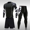 Man Compression Sports Suit Quick Drying Perspiration Fitness Training MMA Kit Rashguard Male Sportswear Jogging Running Clothes 2