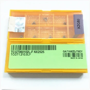 

10pcs TCGT060102L-F NX2525 TCGT1.210.5LF NX2525 CNC Carbide Inserts Machine Cutting Tools Milling Cutter