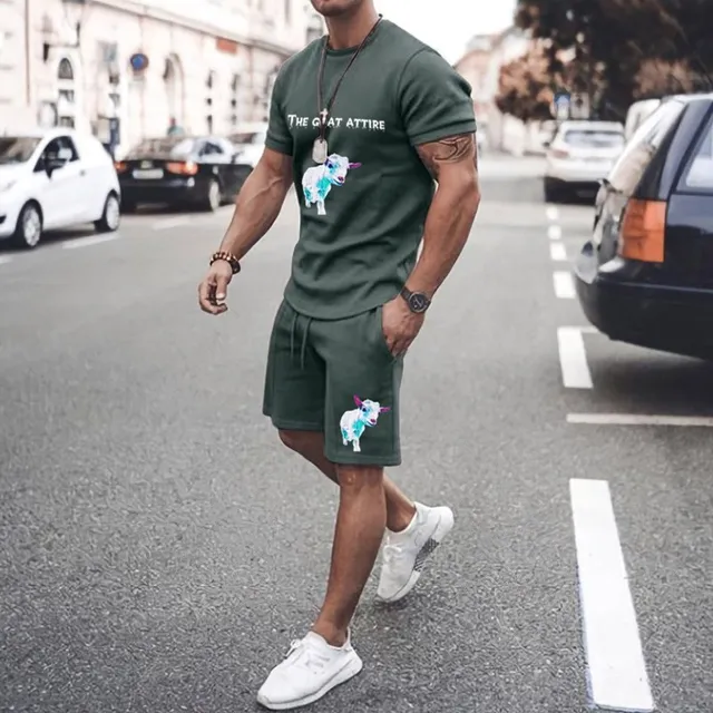 Men Exercise Suit 2021 Summer National 
