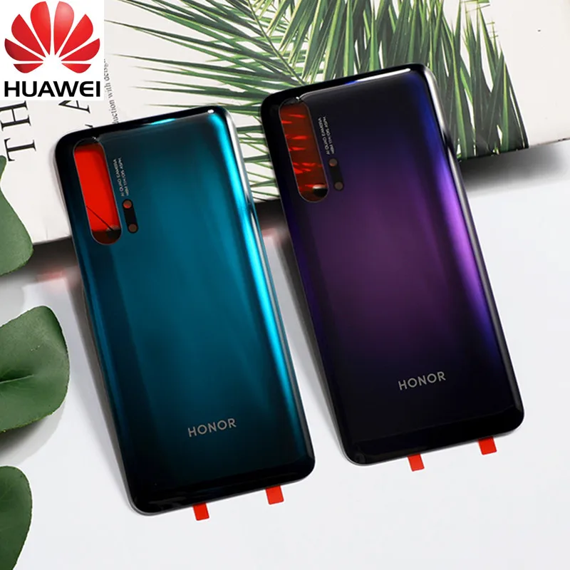 Официальный чехол из закаленного стекла для Huawei Honor 20 Pro Крышка корпуса