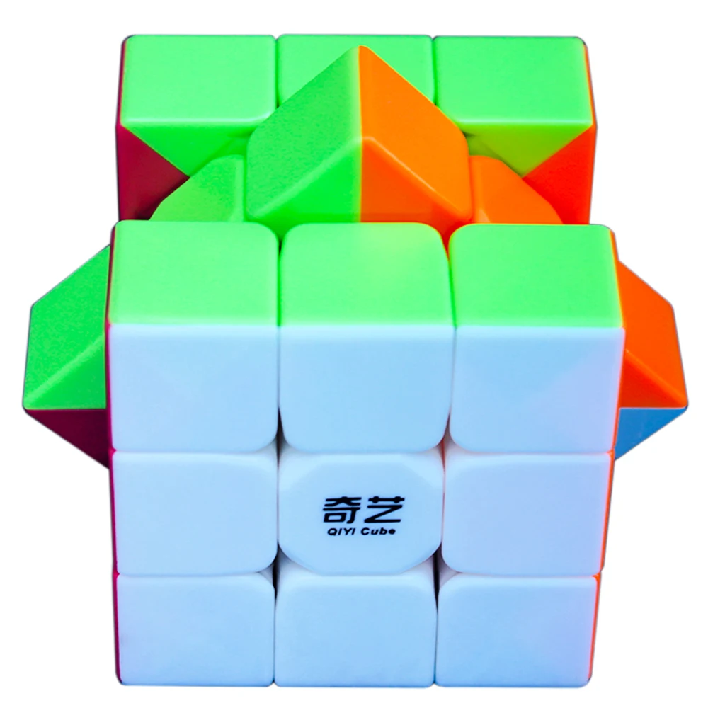 2 шт. QiYi воин W 3x3x3 Pazzle кубик профессиональный магический куб Щенячий 3*3*3 Скорость