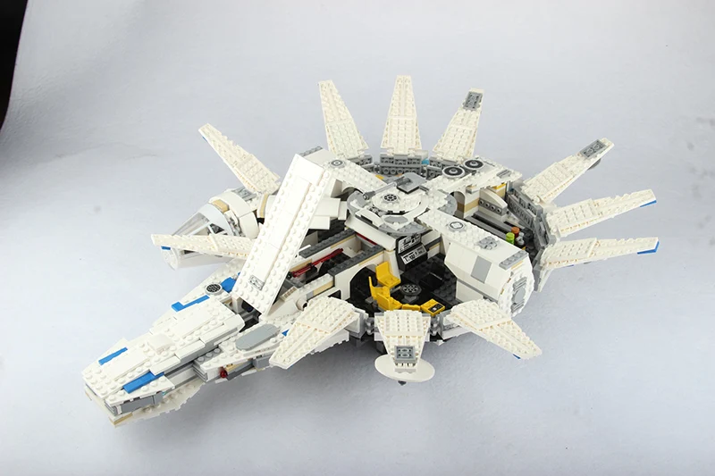 Звездные войны Han Solo Kessel Run Millennium YT-1300 космический корабль Rebel Allia The Force Awakens фильм Звездные войны Игрушка-конструктор Starwars
