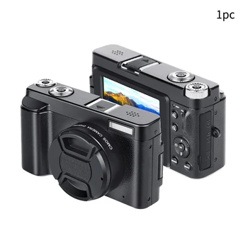 

DC101 Mini DSLR Camera Photography Video Digital Camcorder Rotatable Portable LCD Screen CMOS Micro HD 1080P Travel Zoom
