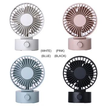 

New Portable Handheld Small Fan USB Charging Fan Mute Laptop Cooler Office Desktop Electric Fan 2 Wind Speed New Chip Colorful