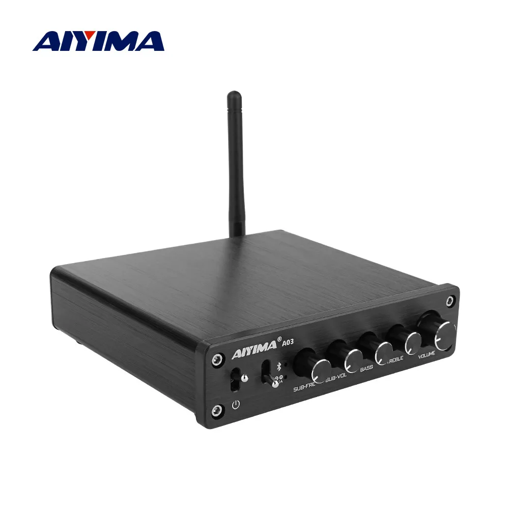AIYIMA TPA3116 сабвуфер Bluetooth усилитель HiFi TPA3116D2 2,1 канальный цифровой аудио усилитель 50 Вт * 2 + 100 Вт DC12-24V AIYIMA TPA3116 сабвуфер Bluetooth усилитель HiFi TPA3116D2 2,1 канальный цифровой аудио усилитель 50 Вт * 2 + 100 Вт DC12-24V