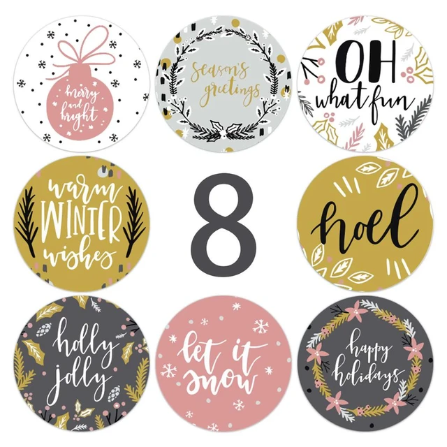 500pcs/roll Round Floral Thank You Stickers Scrapbooking For Package Seal  Labels Custom Sticker Decor Party Wedding Sticker - AliExpress