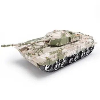 

LeadingStar Inertial Simulation Battle Tank Toys with Flashing and Sound 1:32 Scale Military Tank Model Pull Back Toy for Kids