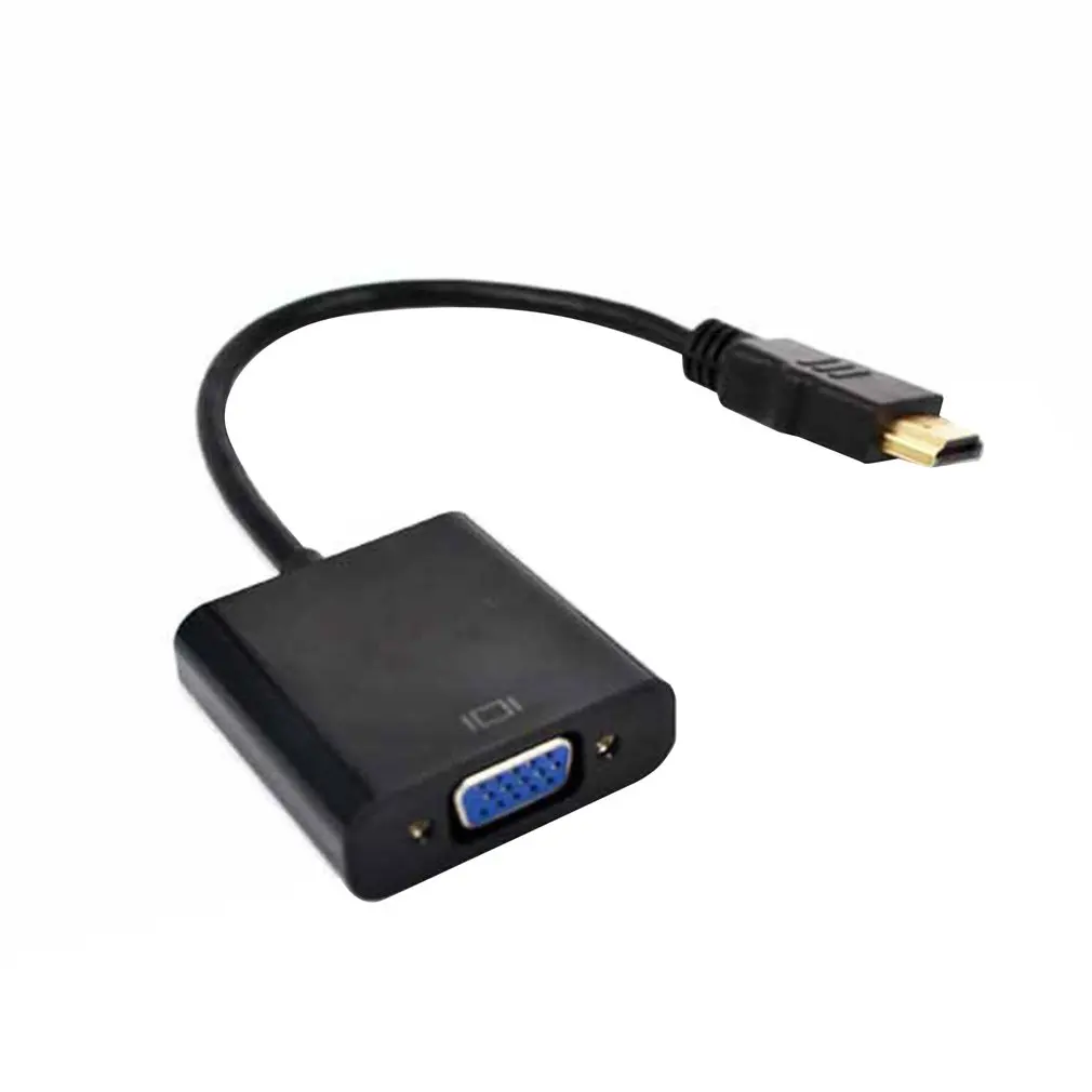 Выходные кабели конвертер адаптер Hdmi в Vga с аудио свинцом для Hdtv Pc Hdmi в Vga линия Поддержка 1080P Hdcp