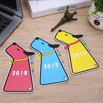 

Stand Up Dog Planner Schedule Desk Calendar Mini Gifts Ornaments Office Creative Cartoon Table Study Planning Home