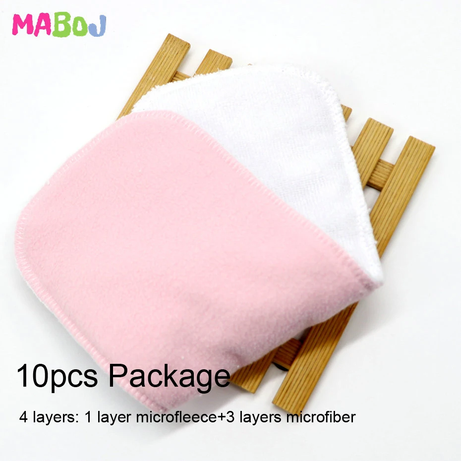 TPD8-2-4 MABOJ Cloth Diapers Baby 9pcs Pocket Cloth Diaper One Size Reusable Washable Nappies Character Unisex Baby Care Pants Insert - Цвет: TPD8-2-4