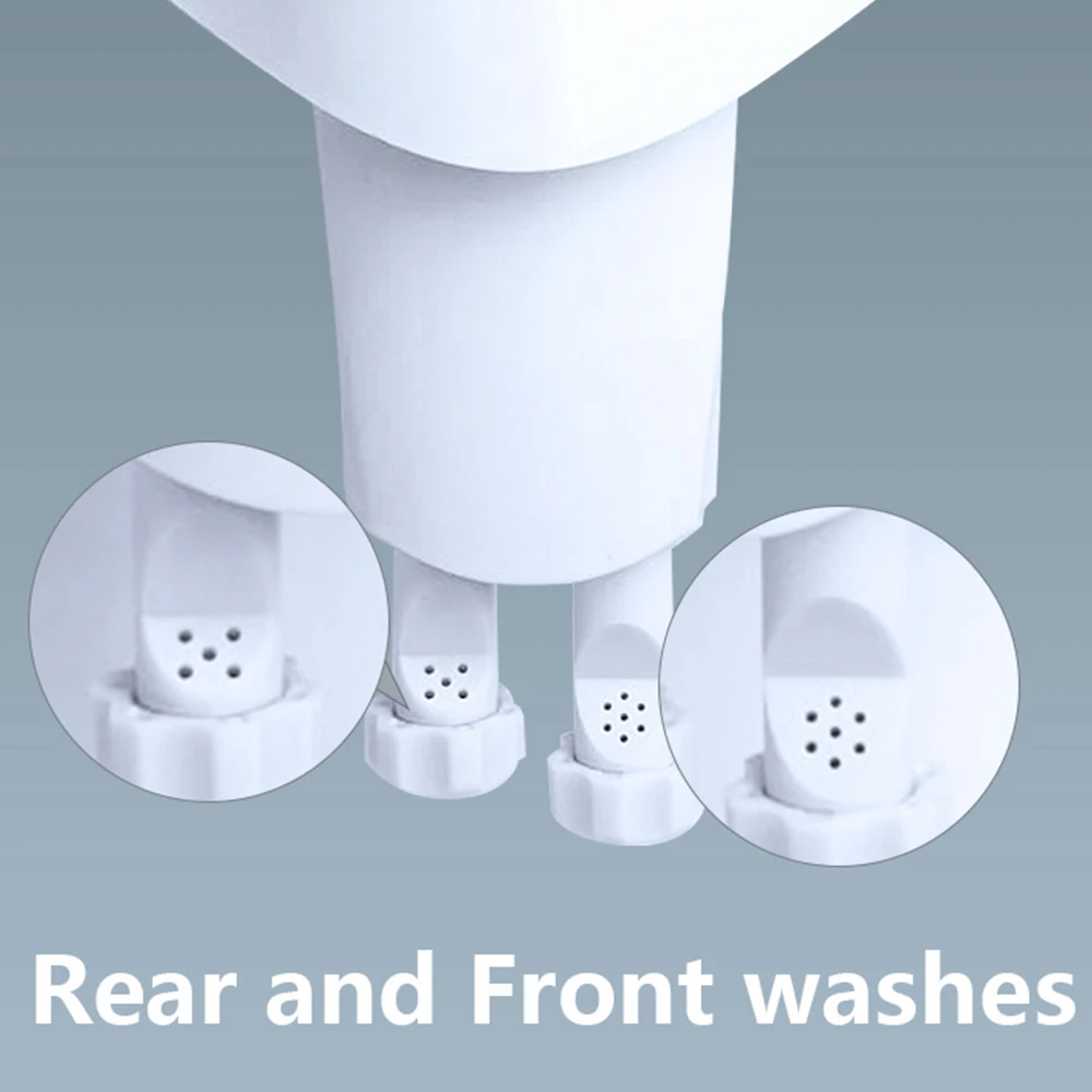 Small Bidet Toilet Seat Attachment Dual Nozzle Butt Cleaner Sprayer  Shattaf Japanese Non Electric Toilette Cover 3