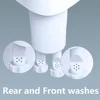 Small Bidet Toilet Seat Attachment Dual Nozzle Butt Cleaner Sprayer  Shattaf Japanese Non Electric Toilette Cover 3