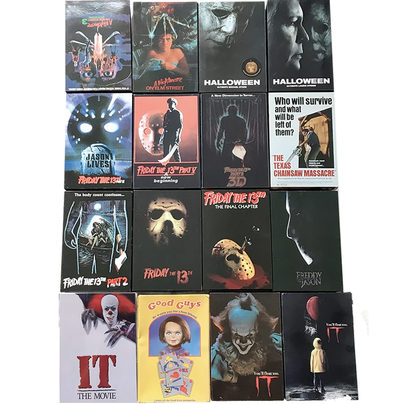 

3D Friday the 13th Freddy Krueger Jason Ultimate IT Pennywise Leatherface Joker Laurie Strode John Michael Myers Action Figure