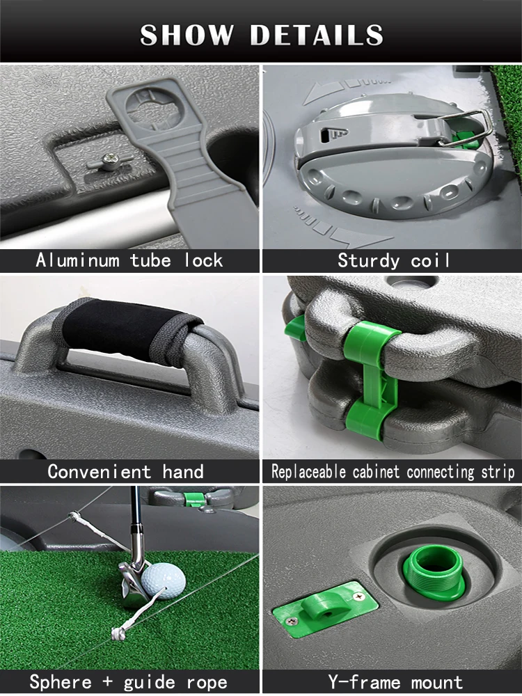 Patented PGM Coach Recommendation Golf Club Unisex Swing Training Adjustable Distance: 4m~16m Automatic ball Return