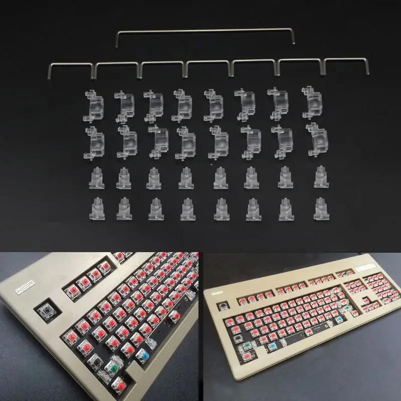 

104 OEM Mechanical keyboard Pcb Mounted Stabilizer Case 6.25u Modifier Key Plate