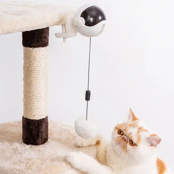 

Electric Automatic Lifting Cat Ball Toy Interactive Puzzle Smart Pet Cat Ball Teaser Toys Lifting Balls Electric Cat Pet Supply