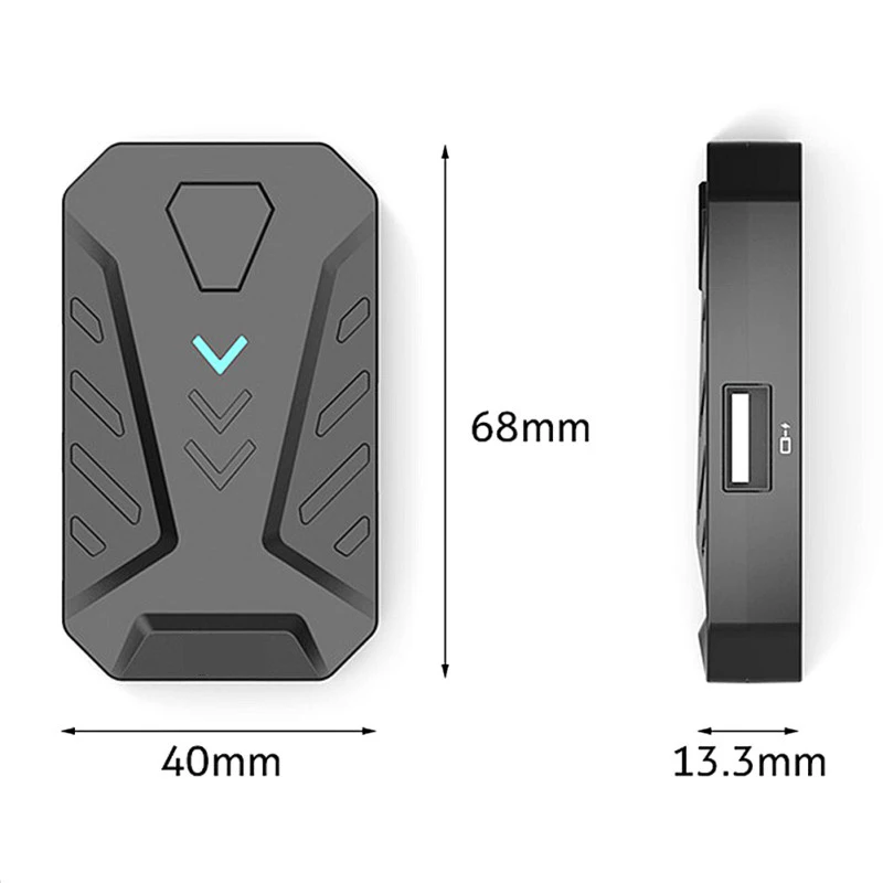  ABHU-Bluetooth GAMING MIX Keyboard Mouse Converter Adapter Dock for Android IOS Phone To PC Remote 