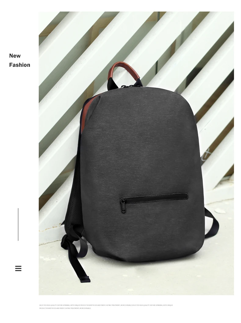 BISON DENIM Men Backpack 15.6 inches Laptop USB Charging Backpack Water Repellent Rucksack School Teenager Mochila N2894