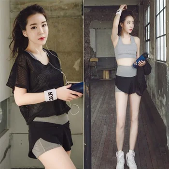 

Sports Suit, Female Summer New Quick-Drying Breathable Running Moisture Wicking Gym Beginner Suit, Female