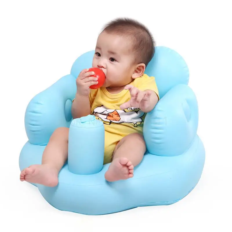 Детский стул(кабинетный) надувной диван детский музыкальный стул(кабинетный) Портативный обеденный стул для ванной складной - Цвет: Same as picture 3