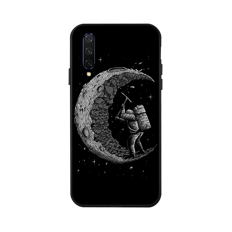 X054 Mi A3 Ojeleye Модный черный силиконовый чехол для Xiaomi mi A3 Lite чехол s противоударный чехол для телефона для Xiaomi mi CC9 CC9e чехлы - Цвет: X054