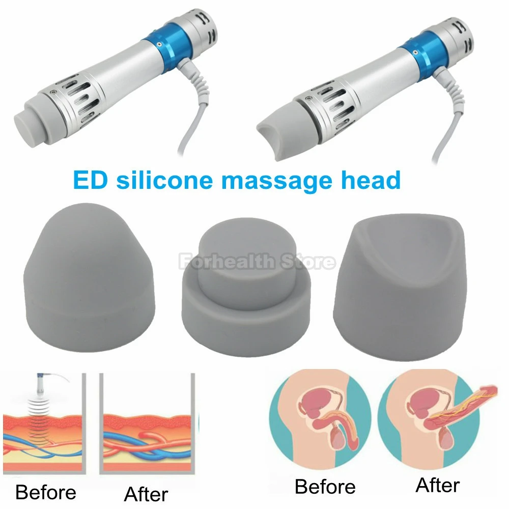 

Shockwave Therapy Machine Accessory ED Silicone Massage Head Treatment Erectile Dysfunction For Shock Wave Therapy 2021 New