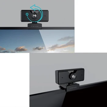 

HD 1080P Webcam Free Drive USB Built-in Noise Reduction Mic Video Calling Living Streaming PC Camera New Arrival