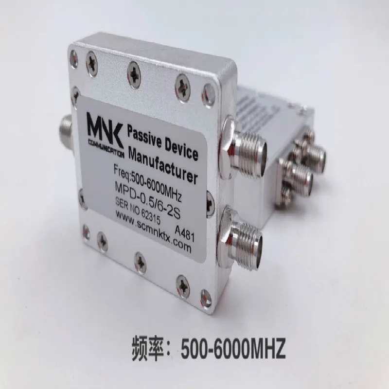 

SMA Head 500-6000M Microstrip Two-way Power Divider GPS Power Two-way Divider 0.5-6G One-Two