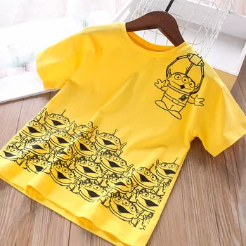 

2020 Summer Positioning Cartoon Printed Short Sleeve Boys Girls T-shirt Childrenswear Wholesale