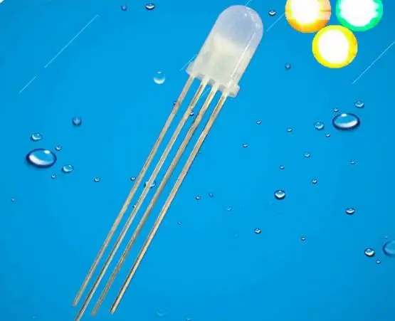 Диод для светосветильник индикатора рассеянный на 5 мм RGY | Лампы и освещение